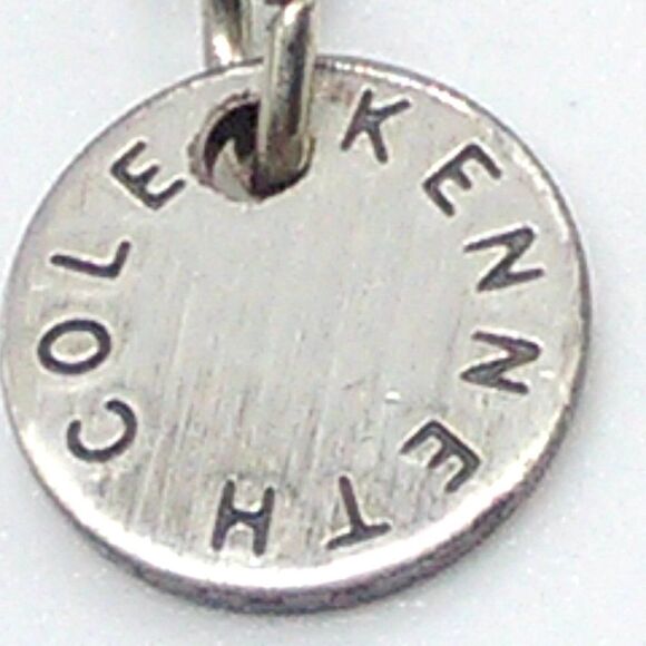 Kenneth Cole Vintage Floating Beaded Necklace Signed - Picture 5 of 6